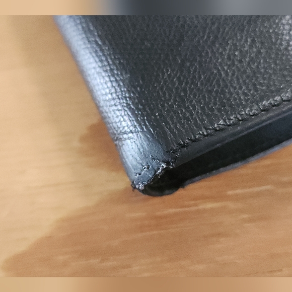 Vintage CHANEL Sevruga Caviar CC Yen  Wallet - Picture 12 of 15